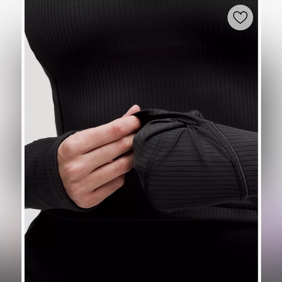 Lululemon It's Rulu Ribbed Cropped Half Zip Updated - Picture 7 of 16